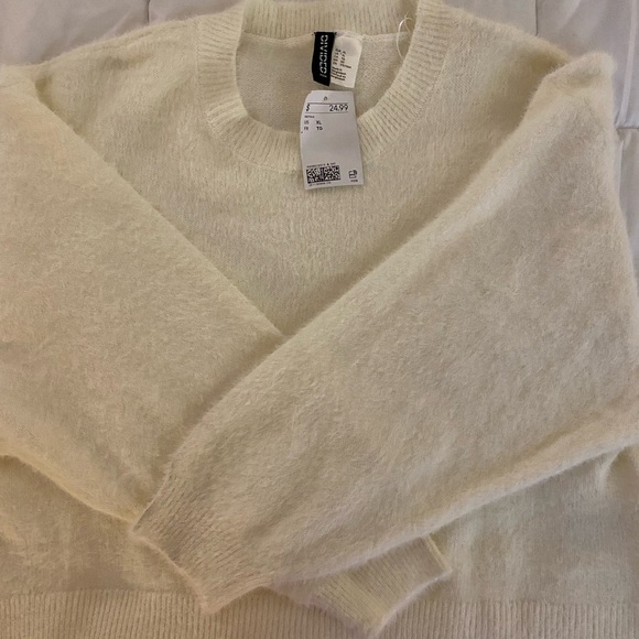 Divided Soft Cream Women's Sweater - Picture 5 of 10